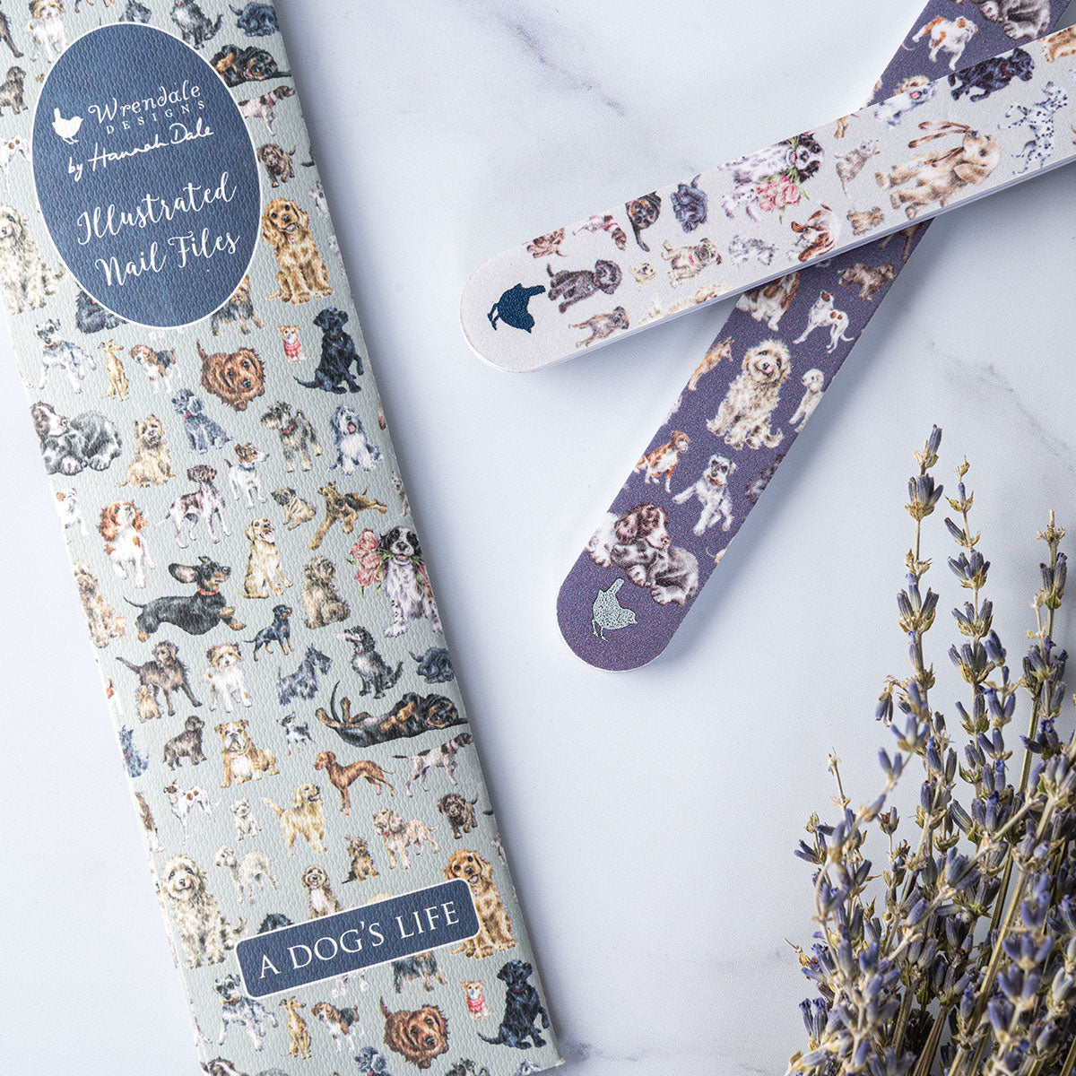 Wrendale Designs Nagelfeilen-Set Hundeleben "A Dogs Life Nail File Set" 190x50x5mm