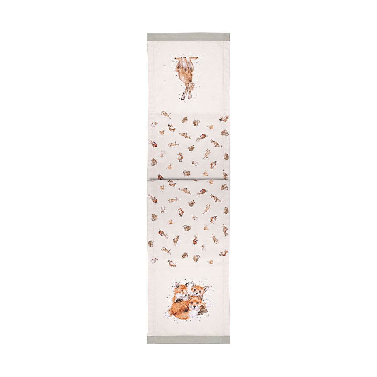 Wrendale Designs Tischläufer aus Stoff "Everyday Table Runner Woodland" 2800mmx350mm