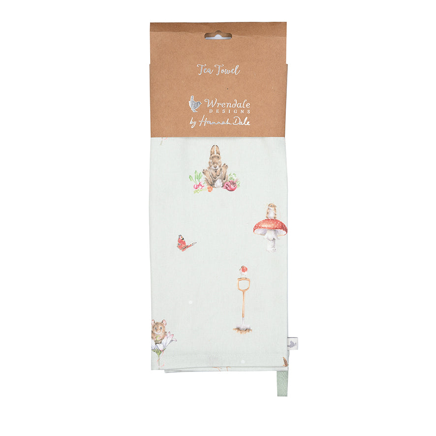 Wrendale Designs Geschirrtuch Gartenfreunde "Garden Friends" 690x500mm