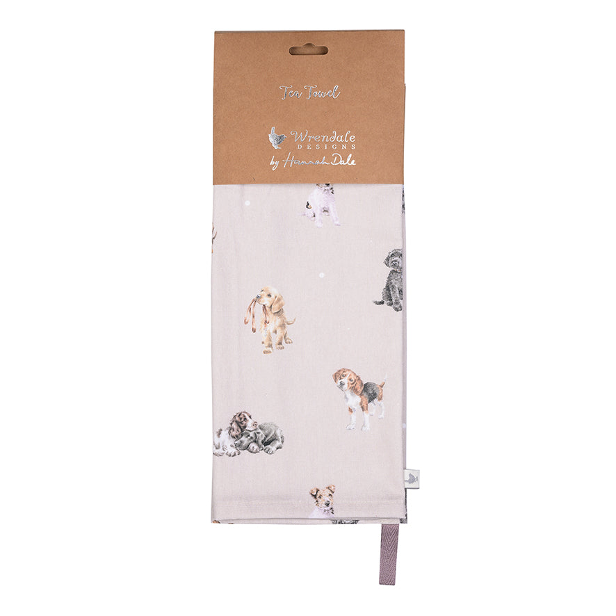 Wrendale Designs Geschirrtuch Hunde "A Dogs Life" 690x500mm