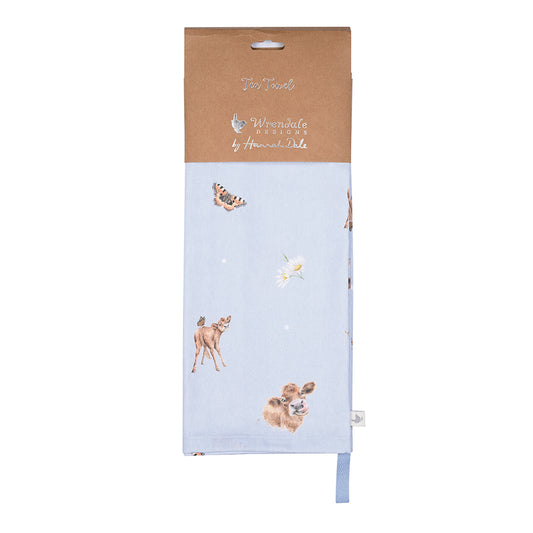 Wrendale Designs Geschirrtuch Kühe "Farmyard Friends" 690x500mm