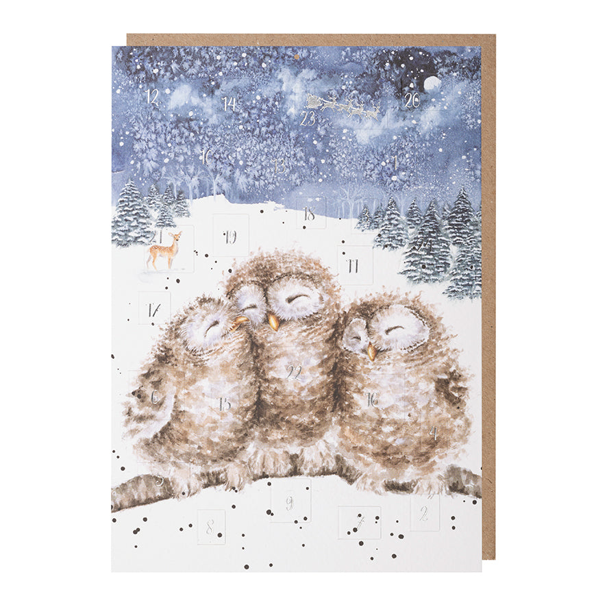 Wrendale Designs Adventskalender Eulen "Three Wise Men Owl"