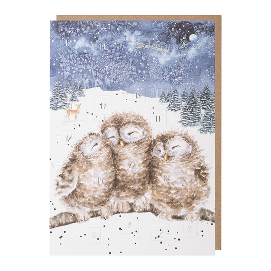 Wrendale Designs Adventskalender Eulen "Three Wise Men Owl"