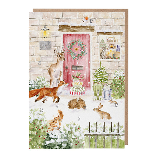 Wrendale Designs Adventskalender "Christmas Cottage"