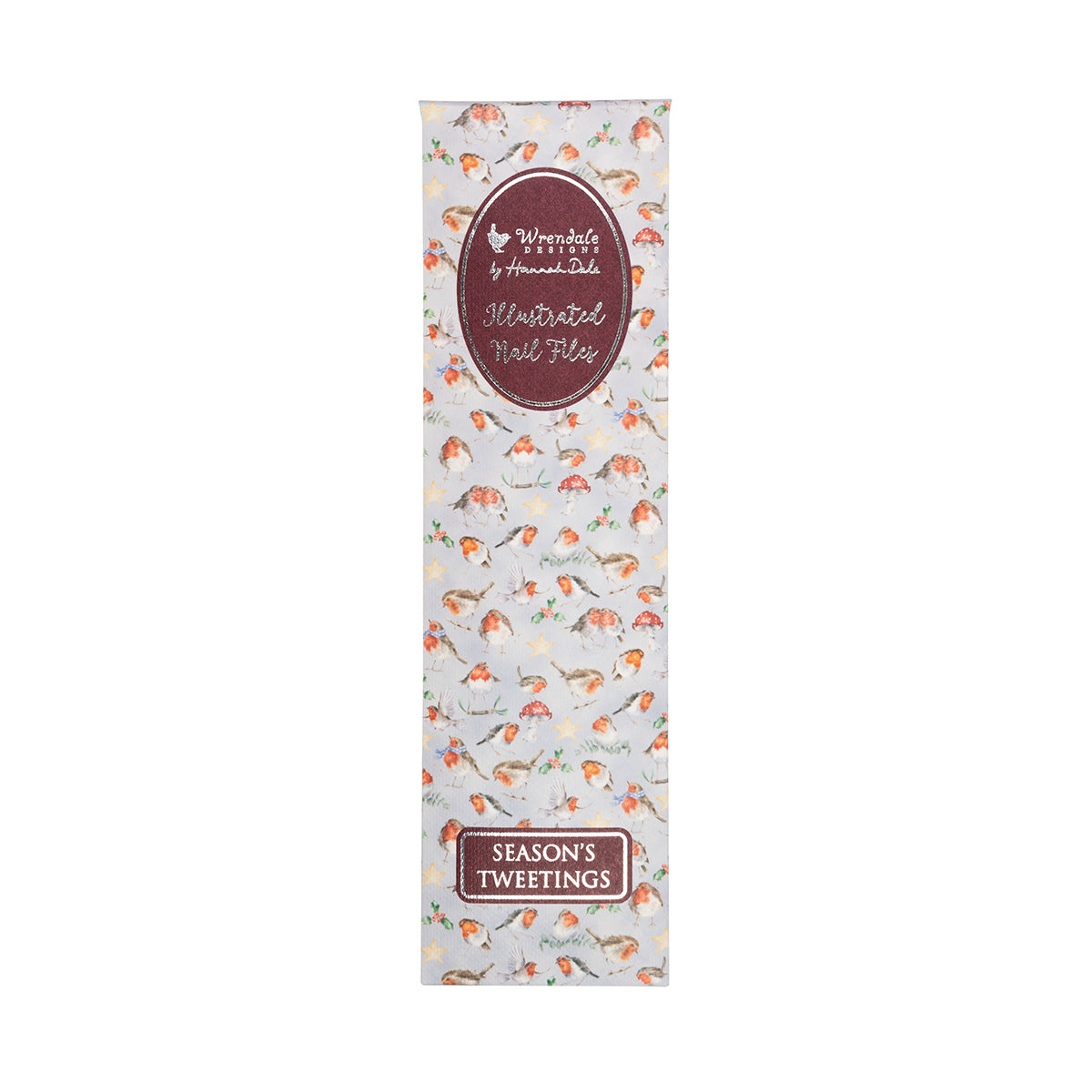Wrendale Designs Weihnachten Nagelfeilen-Set "Seasons Tweetings"  190x50x5mm
