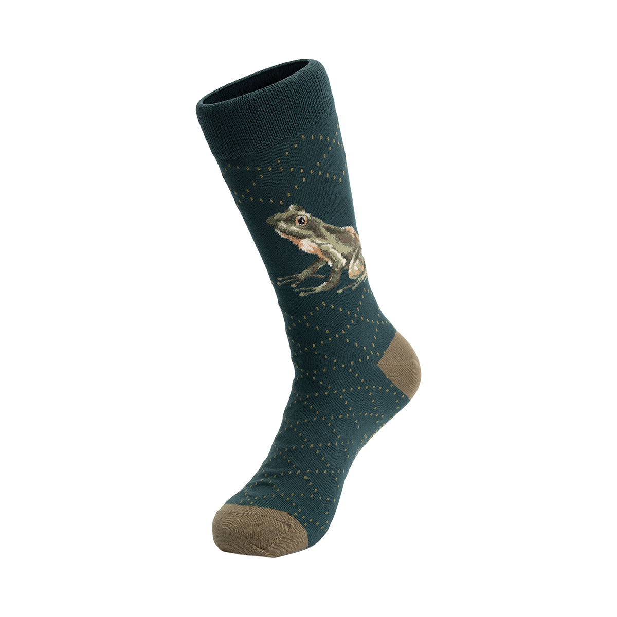 Wrendale Designs Männersocken Frosch "The happy Frog" Gr. 40-46