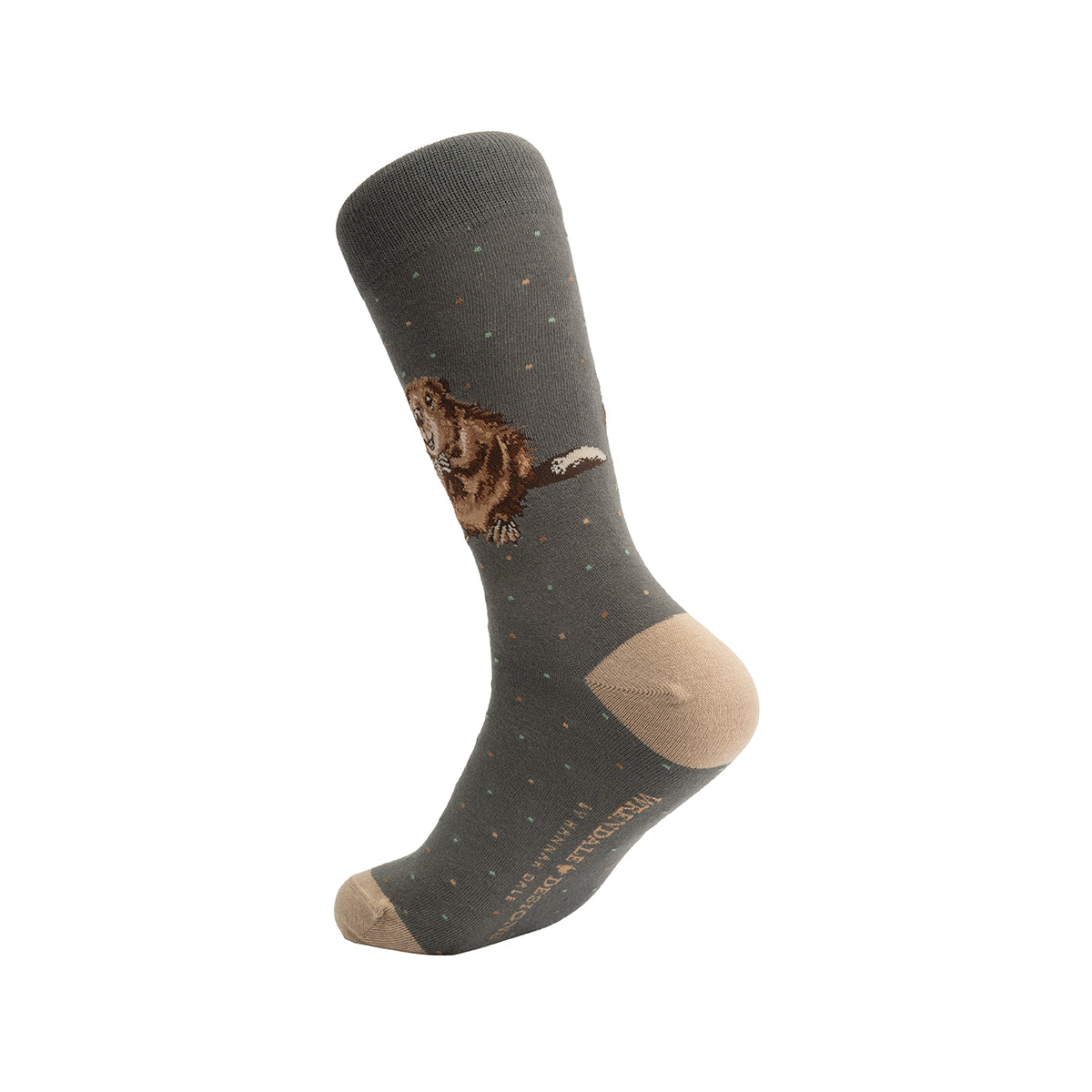 Wrendale Designs Männersocken Biber "The Arborist" Gr. 40-46