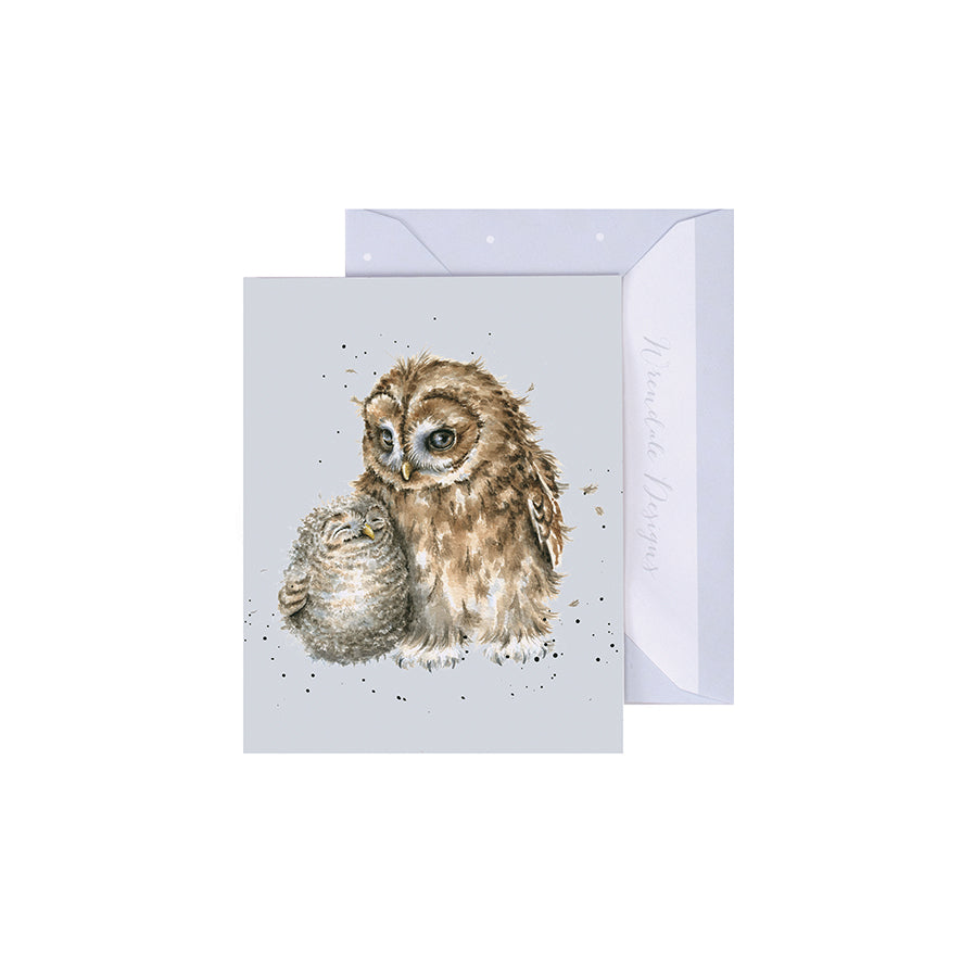 Wrendale Designs Mini-Karte Eule "OwlWays by your Side"