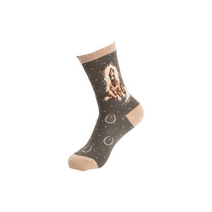 Wrendale Designs Frauensocken Pferd "Gloria" Gr. 37-42