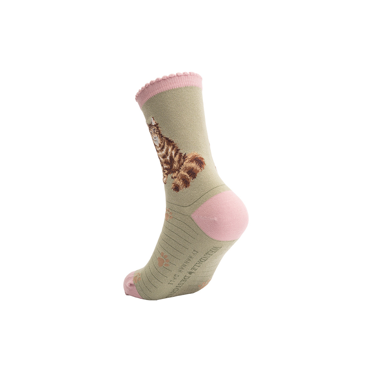 Wrendale Designs Frauensocken Katze "Feline Fabulous" Gr. 37-42