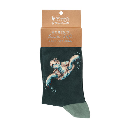 Wrendale Designs Frauensocken Schildkröte "Swimming School" Gr. 37-42