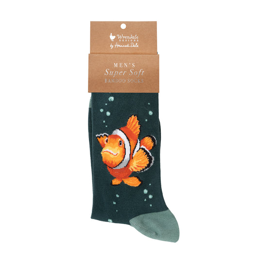 Wrendale Designs Männersocken Nemo "Clowning around" Gr. 40-46