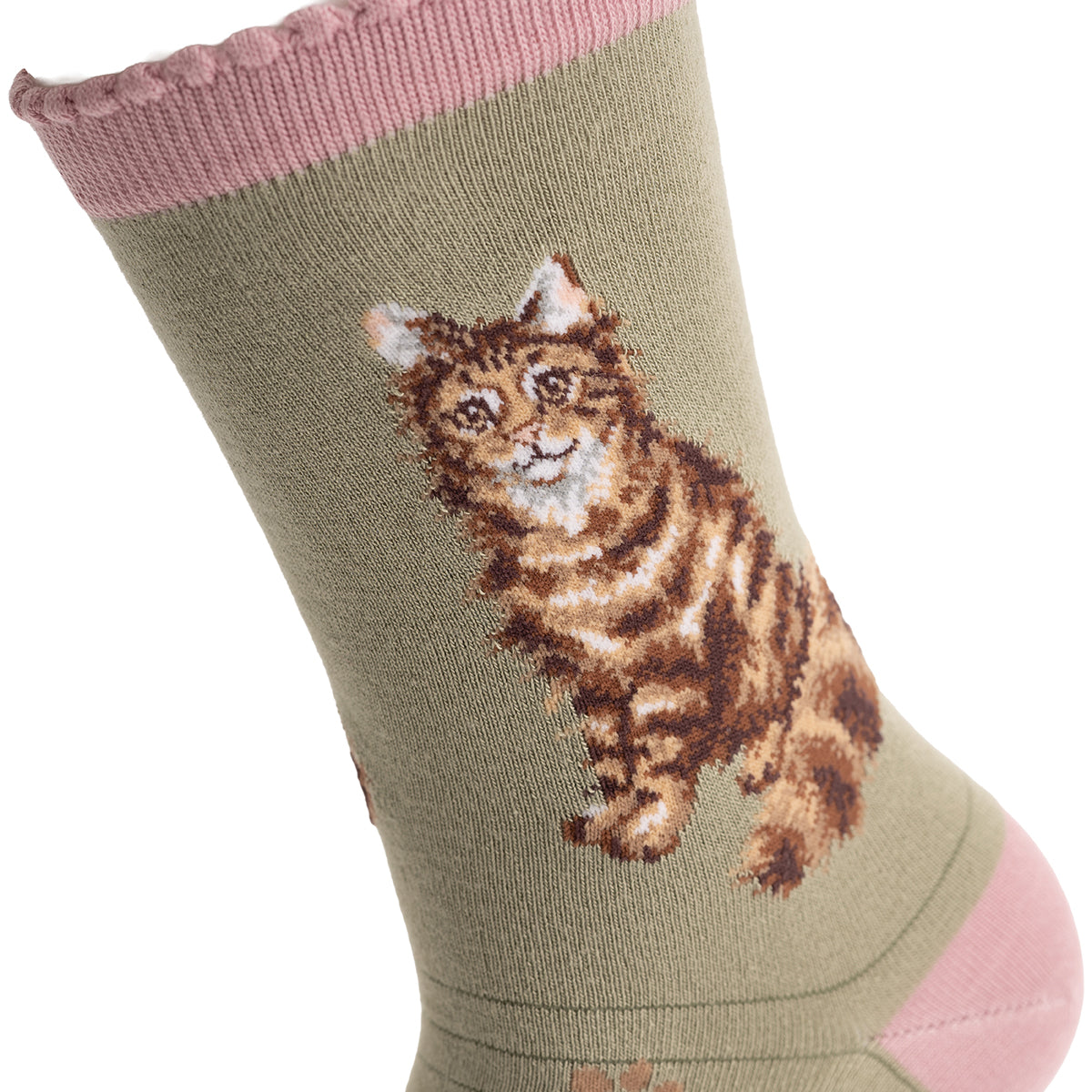 Wrendale Designs Frauensocken Katze "Feline Fabulous" Gr. 37-42