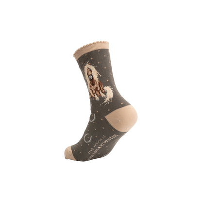 Wrendale Designs Frauensocken Pferd "Gloria" Gr. 37-42