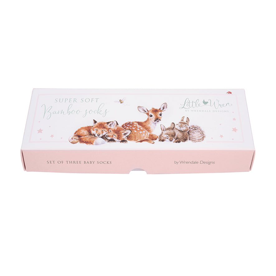 Wrendale Designs Babysöckchen 3-er Set für 0-6 Monate