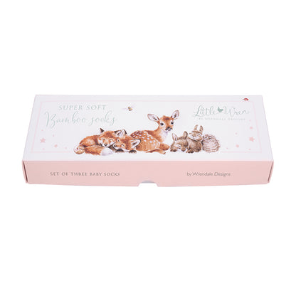 Wrendale Designs Babysöckchen 3-er Set für 0-6 Monate
