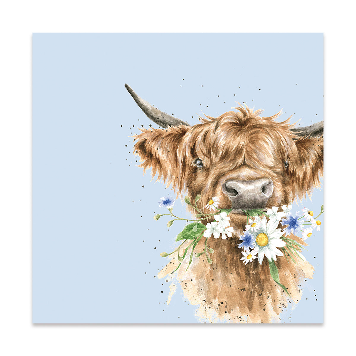 Wrendale Servietten Hochlandrind "Daisy Coo" 33x33cm