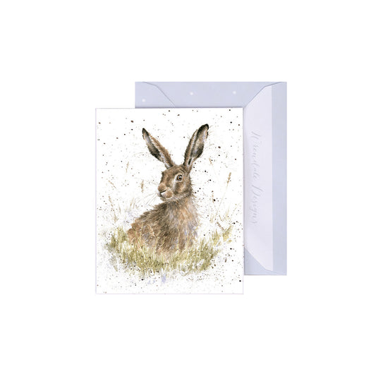 Wrendale Designs Mini-Karte Hase "Into the Wild"
