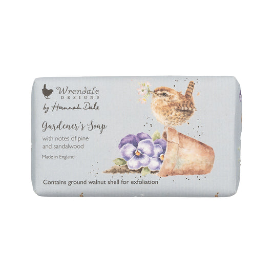 Wrendale Designs Gartenseife Kiefer und Sandelholz "Pine & Sandalwood Gardeners Soap"