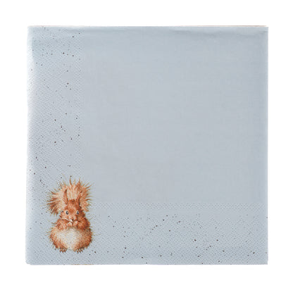 Wrendale Designs Servietten Eichhörnchen "The Acrobat Squirrel" 33x33cm