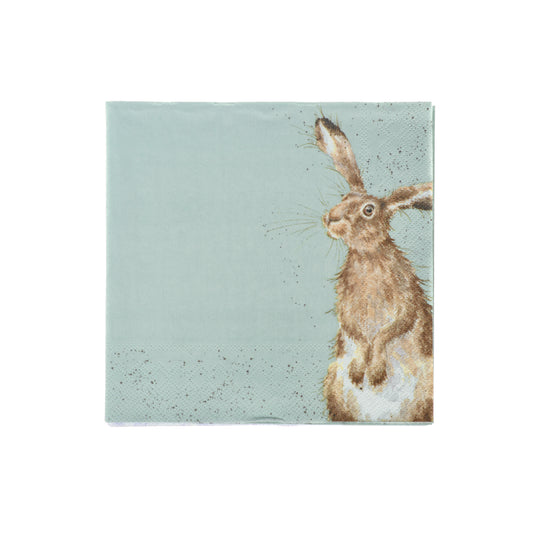 Wrendale Designs Servietten Hase "The Hare and the Bee" 33x33cm