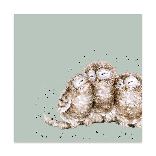 Wrendale Designs Servietten Eulen "Owl together" 33x33cm