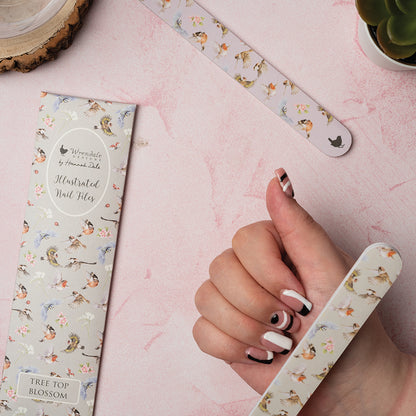 Wrendale Designs Nagelfeilen-Set Vögel "Tree Tops Nail File Set" 190x50x5mm