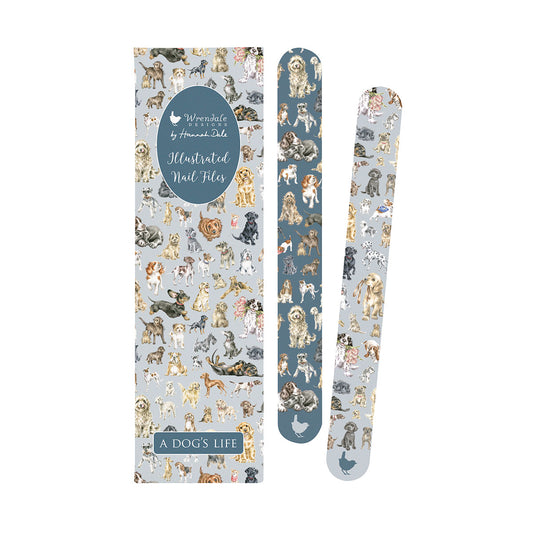 Wrendale Designs Nagelfeilen-Set Hundeleben "A Dogs Life Nail File Set" 190x50x5mm