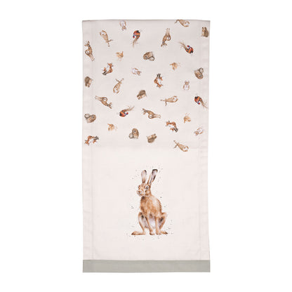 Wrendale Designs Tischläufer aus Stoff "Everyday Table Runner Woodland" 2800mmx350mm