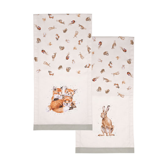 Wrendale Designs Tischläufer aus Stoff "Everyday Table Runner Woodland" 2800mmx350mm