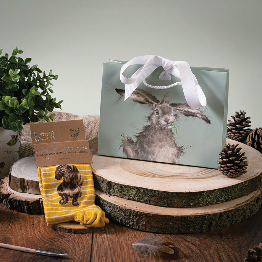 Wrendale Designs Frauensocken Dackel "Little one" Gr. 37-42