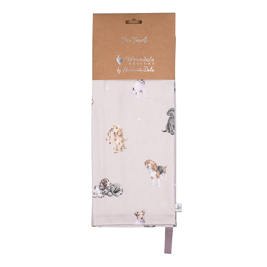Wrendale Designs Geschirrtuch Hunde  "A Dogs Life" 690x500mm