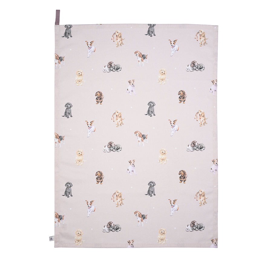Wrendale Designs Geschirrtuch Hunde  "A Dogs Life" 690x500mm