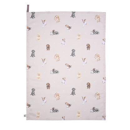 Wrendale Designs Geschirrtuch Hunde  "A Dogs Life" 690x500mm