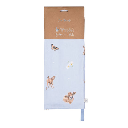 Wrendale Designs Geschirrtuch Kühe "Farmyard Friends" 690x500mm