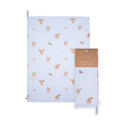 Wrendale Designs Geschirrtuch Kühe "Farmyard Friends" 690x500mm